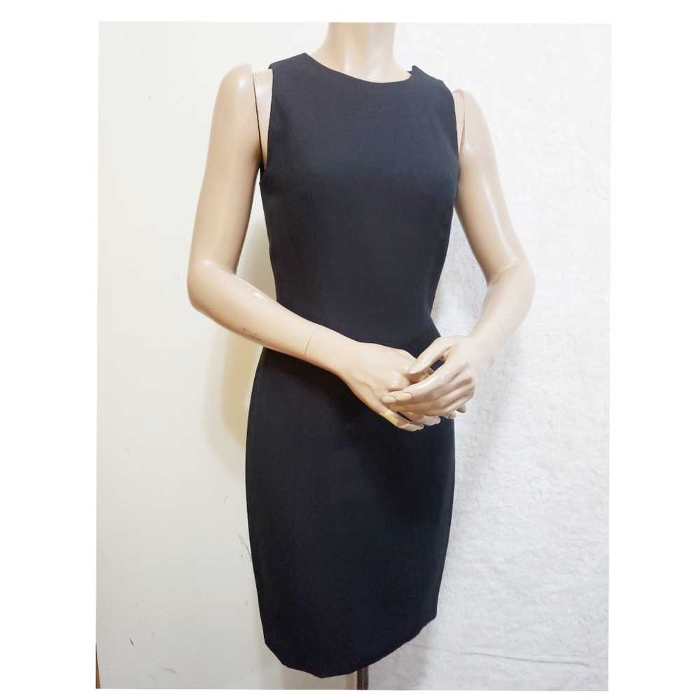 Vintage AJ BARI  Black Sleeveless Cocktail Size 2